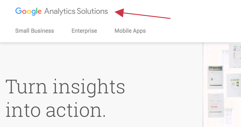 google-analytics-solutions-arrow