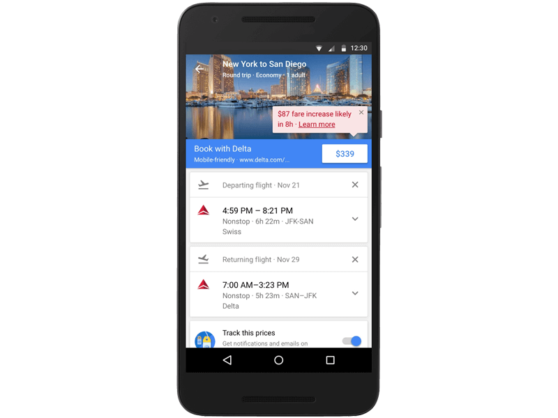google-flights-updates
