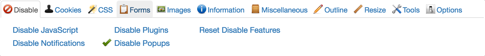 web-developer-toolbar-chrome-extension